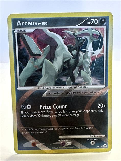 arceus lv 100 price 2009|platinum arceus card list price.